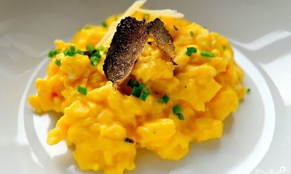 Рецепт омлет с трюфелями