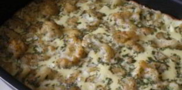 омлет с цветной капустой в духовке