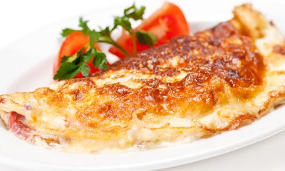 Рецепт омлет с зеленью и помидорами