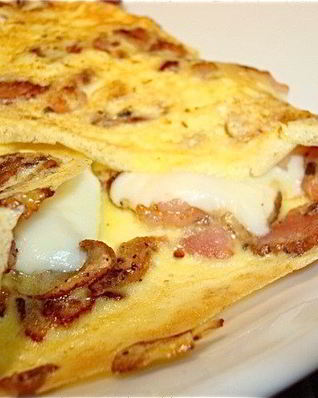 Омлет со сливками