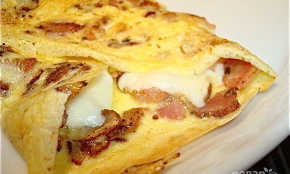 Рецепт омлет со сливками