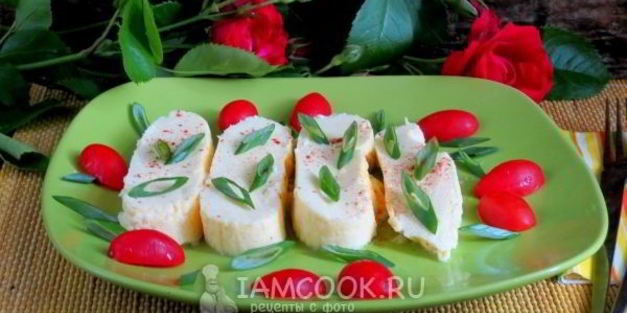 омлет в мешочке с молоком