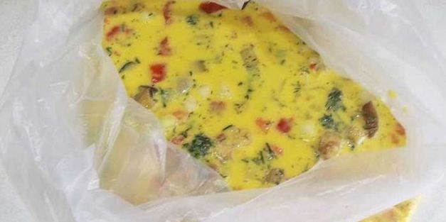 омлет в пакете сваренный