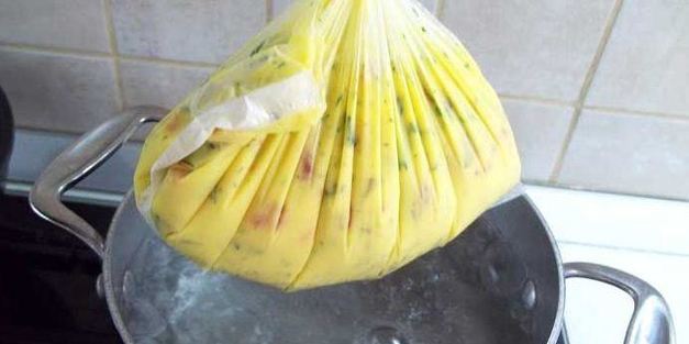 омлет в пакете сваренный