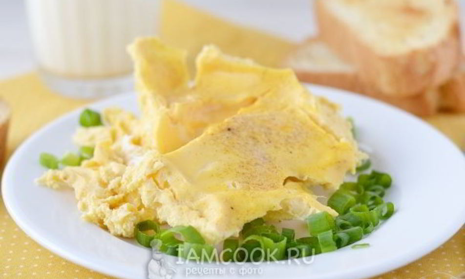 Рецепт омлет в пакете