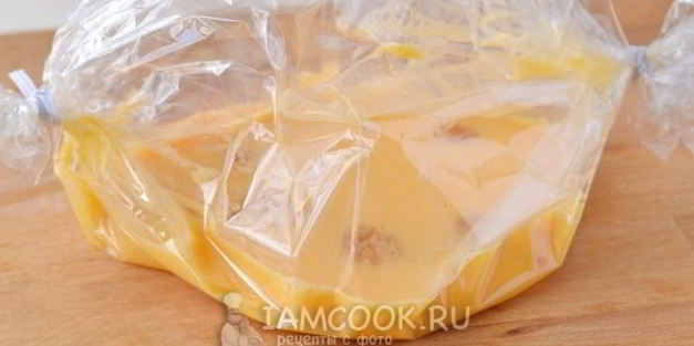 омлет в пакете