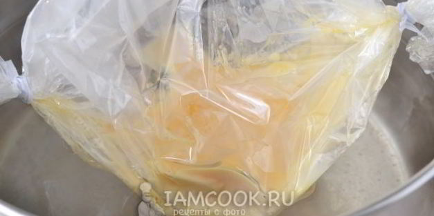 омлет в пакете