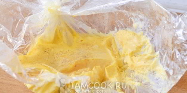 омлет в пакете