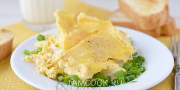 омлет в пакете
