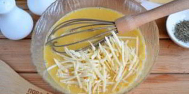 омлет в стиле пиццы