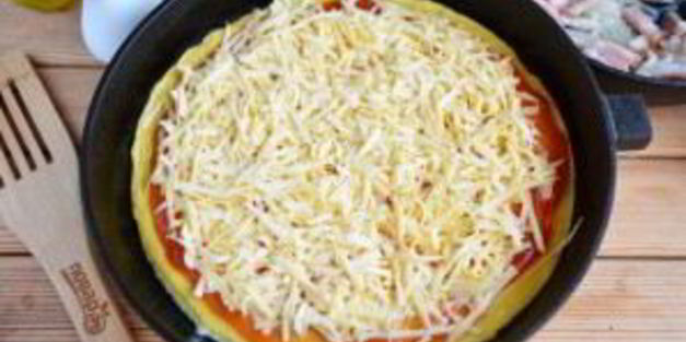 омлет в стиле пиццы