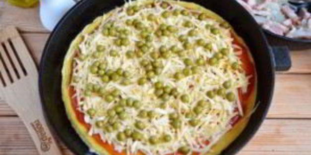 омлет в стиле пиццы