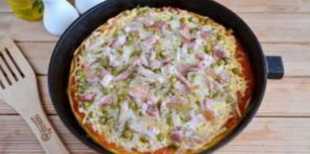 омлет в стиле пиццы