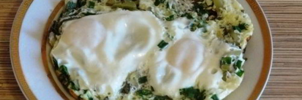 Омлет Весенний с зеленью