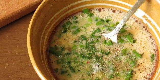 омлетики сердца с крабовыми палочками