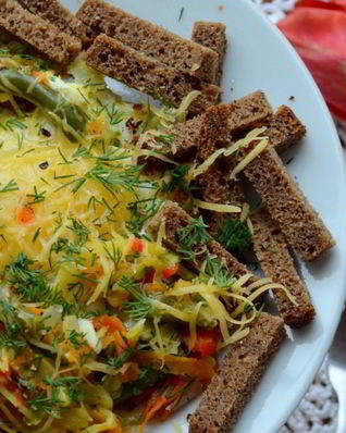 Овощной омлет