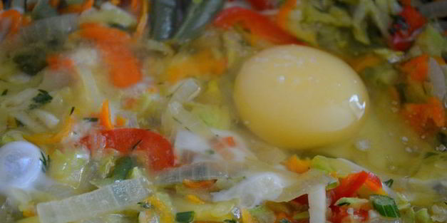 овощной омлет