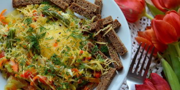 овощной омлет