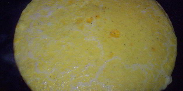 сметанный омлет с грибами