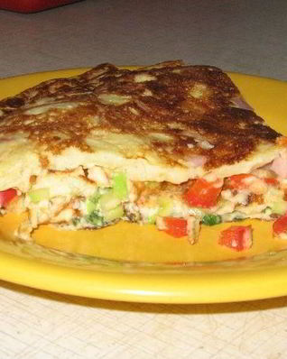 Трехслойный омлет