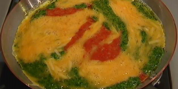 трехцветный омлет