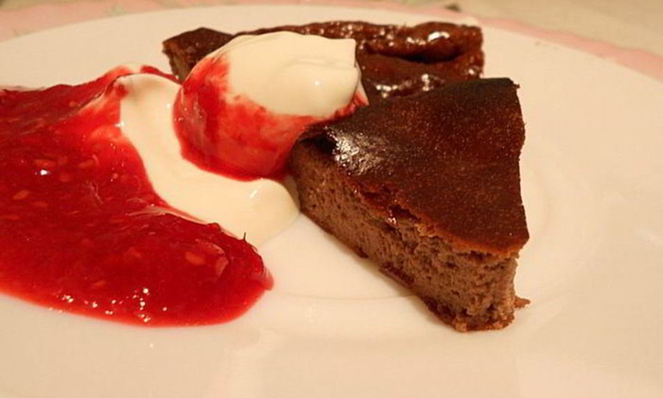 Рецепт творожный омлет с какао