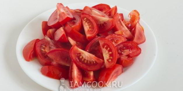 вегетарианский омлет с адыгейским сыром