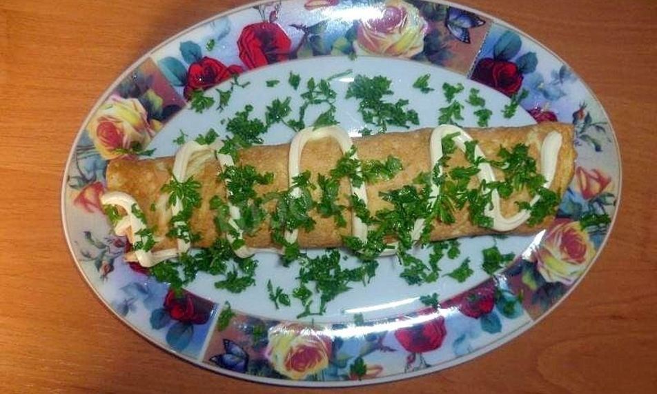 Рецепт вкусный омлет с начинкой по-французски