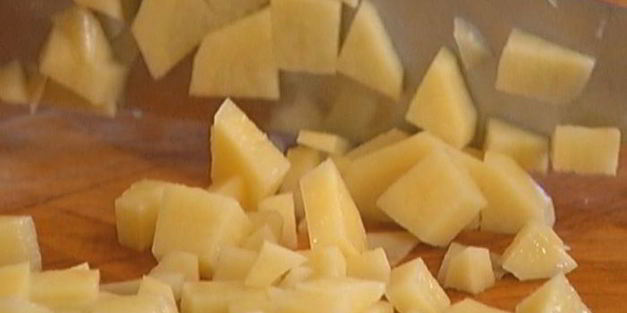 запеченный омлет с беконом и шампиньонами