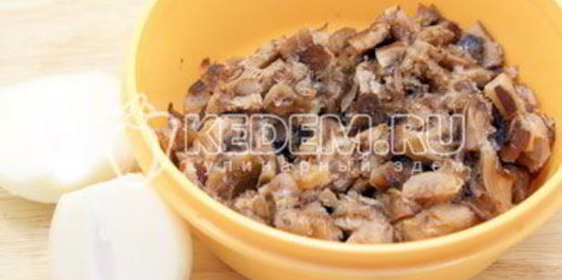 куриный паштет с грибами