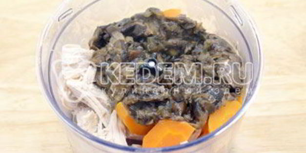 куриный паштет с грибами