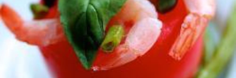 Помидоры фаршированные креветками