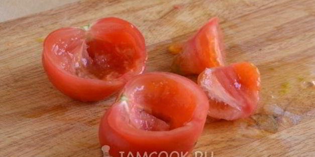 помидоры, фаршированные сербской брынзой и оливками