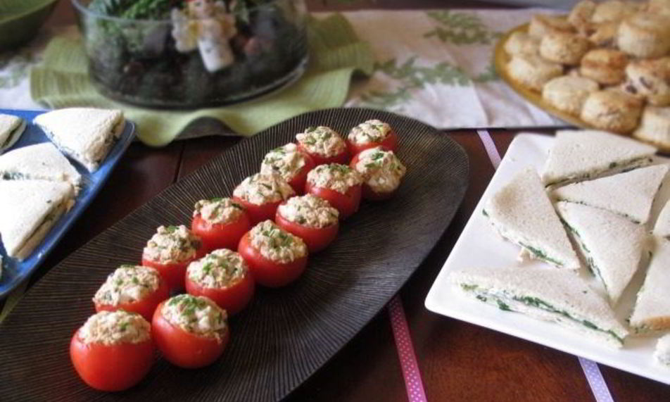 Рецепт помидоры, фаршированные сыром и чесноком