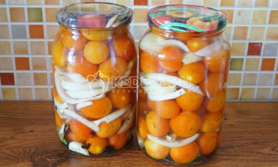 Рецепт помидоры с луком и маслом на зиму