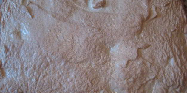 диетический меренговый рулет с яблоками