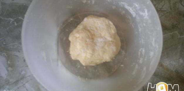 фруктовый рулет из творожного теста