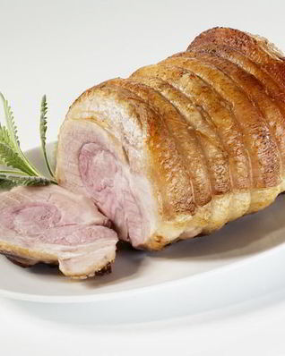 Готовим рулет из свиной шкурки