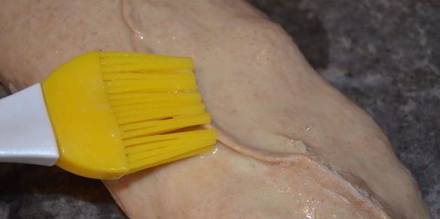 грибной рулет из картофельного теста