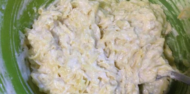 кабачковый рулет с творожной начинкой