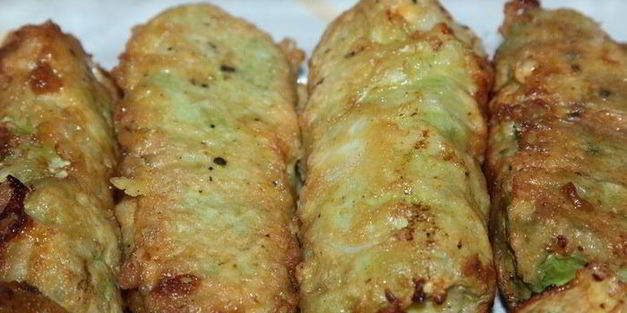 капустные рулетики с куриным филе и брынзой