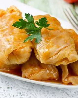 Капустные рулетики с мясом баранины