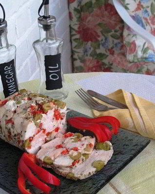 Куриный рулет Нарядный