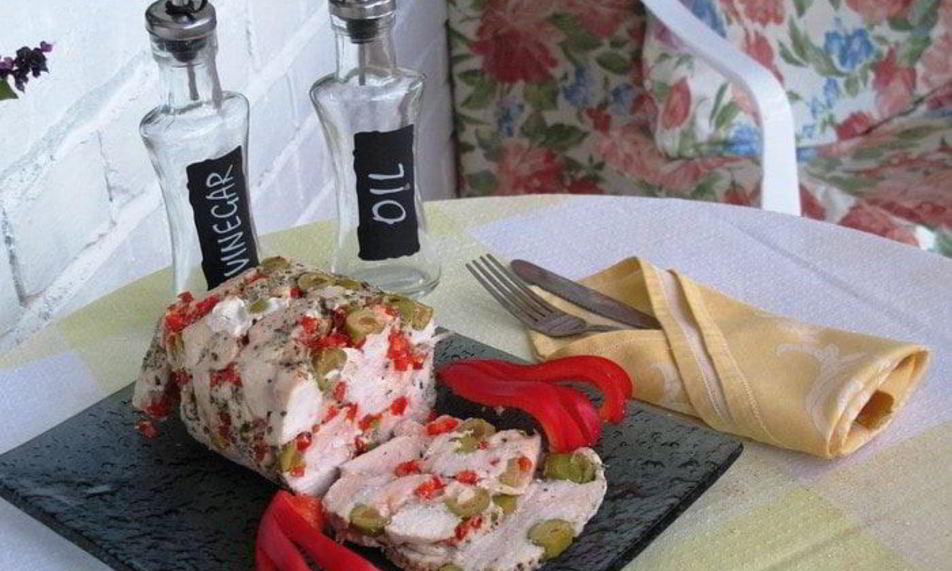 Рецепт куриный рулет нарядный