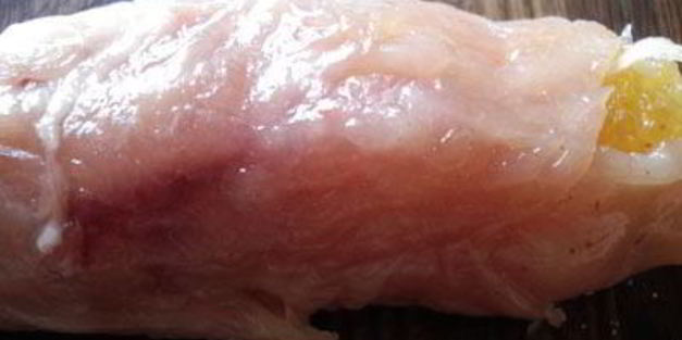 куриные рулетики с апельсинами