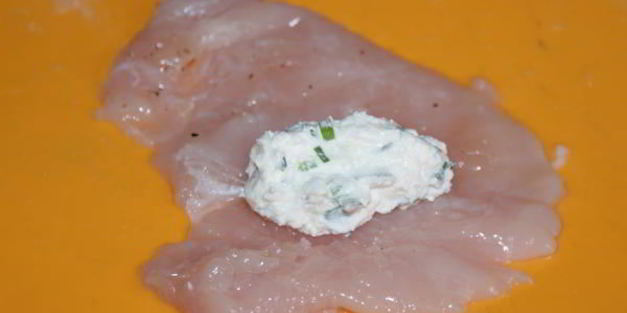 куриные рулетики с фетой