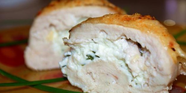 куриные рулетики с фетой