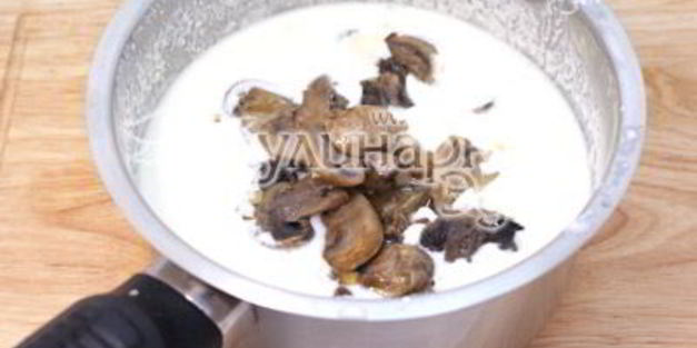 куриные рулетики с грибами и сыром