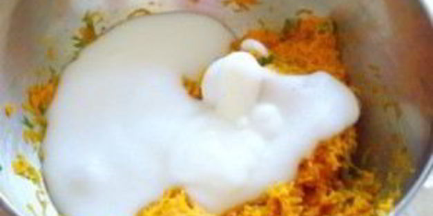 морковный рулет с сыром и зеленью