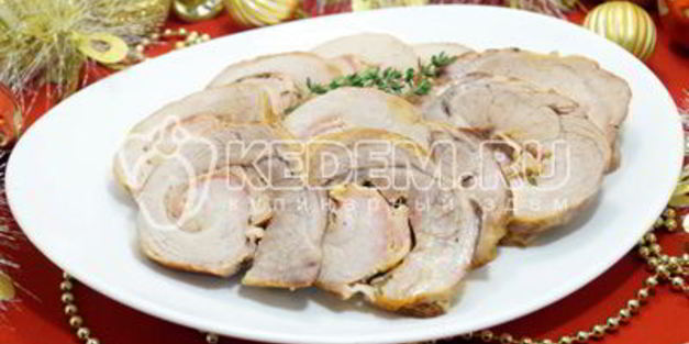 мясной рулет с беконом